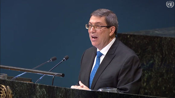Bruno rodríguez en naciones Unidas