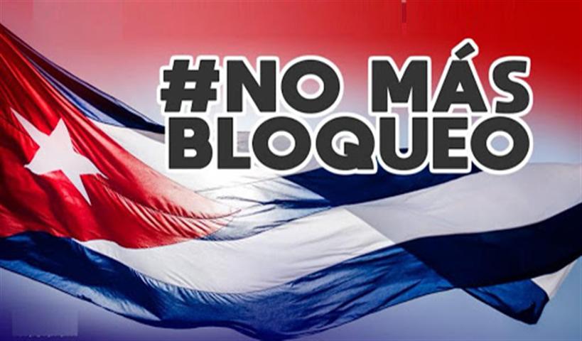 No Mas Bloqueo a Cuba