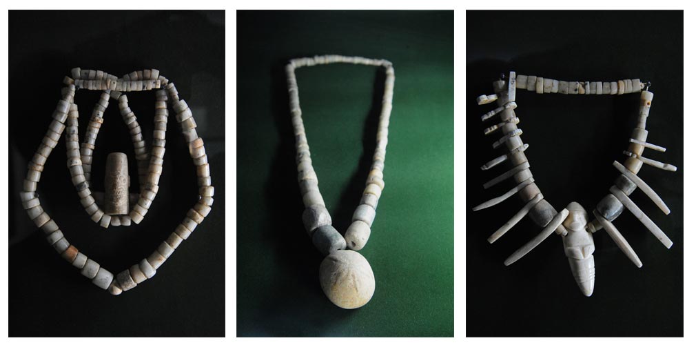 El Museo ostenta la mayor y más conservada colección de collares del país con más de 30 piezas museo indocubano 10